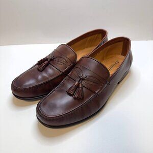 Santoni Brown Tassel Loafers – Men’s Size 11 EE – Made in Italy